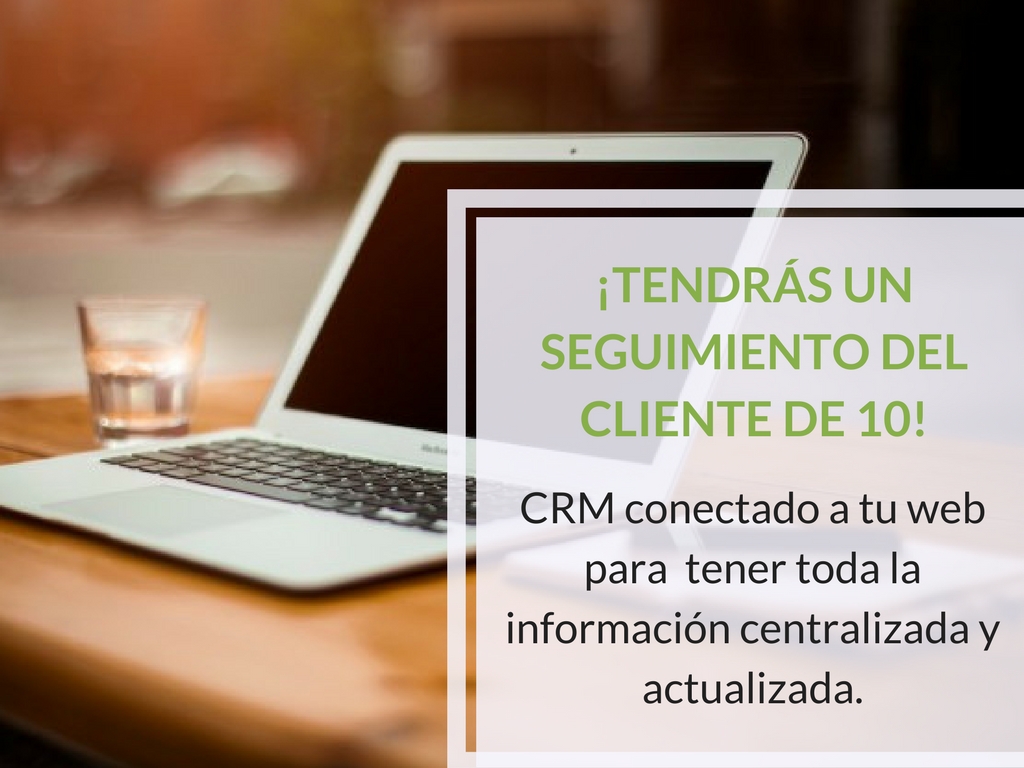 CRM contacto a web Wordpress