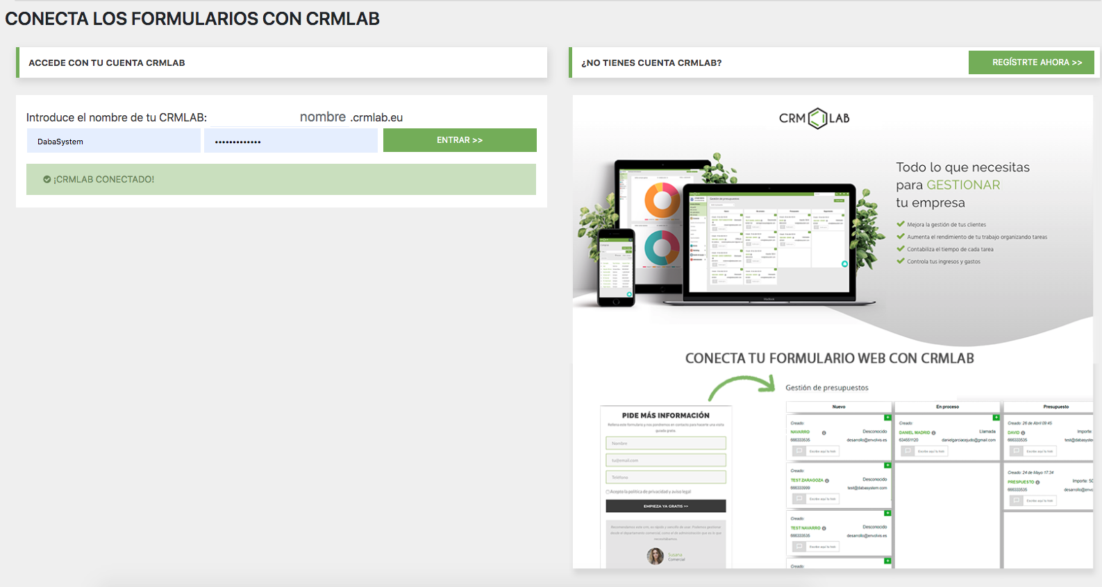 Wordpress CRM